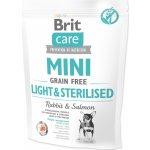 Brit Care Mini Grain-free Light & Sterilised Rabbit & Salmon 0,4 kg – Hledejceny.cz