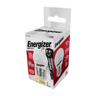 Energizer S8839 LED mini globe žárovka 5.9W patice E27 2700K 470lm 15000h S8839 – Zboží Mobilmania