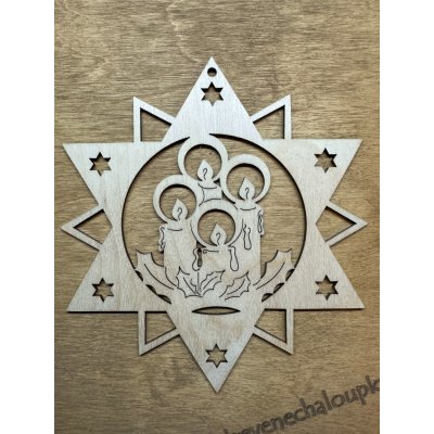 DCH Vánoční ozdoba Hvězdy Svíčky – Sleviste.cz