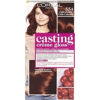 L'Oréal Casting Creme Gloss 554 chilli čokoláda barva na vlasy