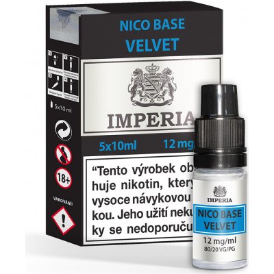 Imperia Zero Velvet 20/80 10 ml 12 mg – Zboží Mobilmania