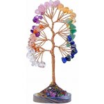 Nefertitis Čakrový stromeček na achátu - dekorace do bytu a kanceláře NF46719 - cca 10,5 cm – Sleviste.cz