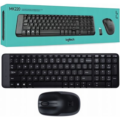 Logitech Wireless Desktop MK220 920-003161 – Zboží Mobilmania