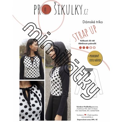 Dámské tričko s légou STRAP UP | 32-60 - Česky – Zboží Dáma