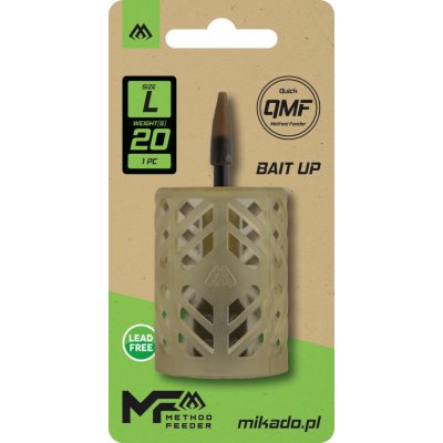 Mikado Krmítko Bait Up Feeder - Q.M.F. vel. L - 20G – Zboží Dáma