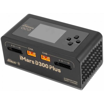 GensAce Charger iMars D300 PLUS Dual Channel EU Black – Zboží Mobilmania