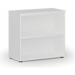Primo Kancelářský regál WHITE, 740 x 800 x 420 mm, bílá – Zboží Mobilmania