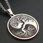 Blingstar Přívěsek Jin Jang Strom Života nerez ocel Jin 2494 – Hledejceny.cz