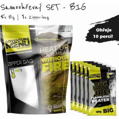 Adventure Menu Samoohřevný SET BIG 5 x 60 g – Zboží Mobilmania