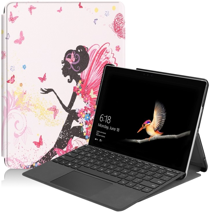 Pouzdro PROTEMIO 53453 ART Zaklápací obal Microsoft Surface Go 3 / 2 / 1 FAIRY