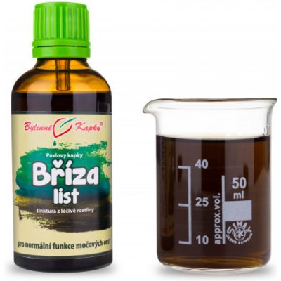 Bylinné kapky Bříza list tinktura 50 ml – Hledejceny.cz