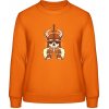 Dámská mikina s potiskem AWDis Sweat mikina Design Pivní Viking Orange Crush