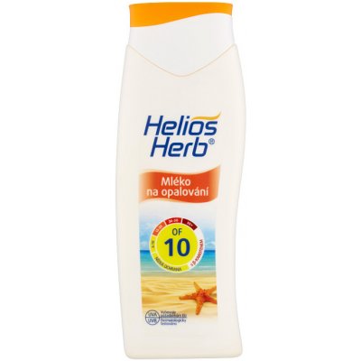 Helios Herb mléko na opalování SPF10 200 ml