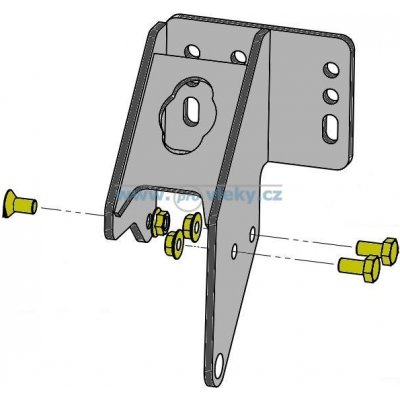 KNOTT Držák op. kolečka středový KF 27 GF VÝPRODEJ | Zboží Auto