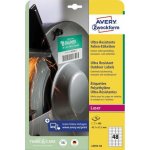 Avery Zweckform Etikety pro laser 10 listů A4 bílé 45,7 x 21,2 mm ultra odolné vůči počasí L7911-10 – Zboží Dáma