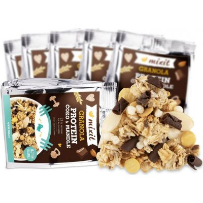 Mixit s.r.o. proteinová granola z pece čokoláda a mandle do kapsy 70 g – Zbozi.Blesk.cz