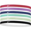 Čelenka do vlasů Nike swoosh sport headbands 6 pk tipped | N.100.2021.635.OS | Vícebarevná | UNI