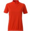 Cyklistický dres James & Nicholson JN511 BRIGHT ORANGE dámský