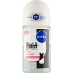Nivea Invisible for Black & White Clear antiperspirant roll-on 50 ml – Zboží Mobilmania