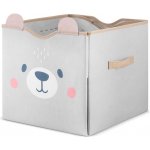 Nukido kontejner a podložka na hračky šedá barva – Zboží Dáma