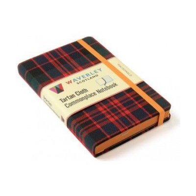 MacDonald: Waverley Genuine Tartan Cloth Commonplace Notebook - 9cm x 14cm
