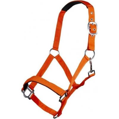 HKM Ohlávka Sydney Style podložená neon orange – Zboží Dáma