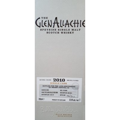 GlenAllachie Napa Valley Red Wine 2010 Cask no. 4600 62,8% 0,7 l (kazeta)