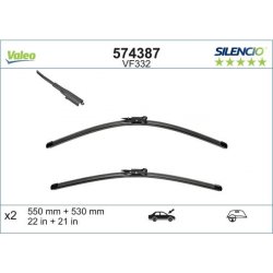 Valeo Silencio X-TRM 550+530 mm VA 574387