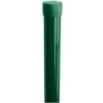 Sloupek kulatý IDEAL Zn + PVC 1500/48/1,5mm, zelená čepička, zelený – Zbozi.Blesk.cz