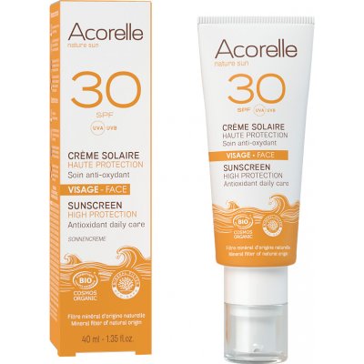 ACORELLE Opalovací krém na obličej SPF30 40 ml