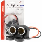 Dvojitá hermetická zásuvka do zapalovače 12/24V AMiO-04130, , , | Zboží Auto