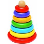 Hračka Woody Skládací pyramida barevná káča – Zboží Mobilmania