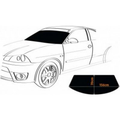 Automax Clona proti námraze 156x70cm - černá – Sleviste.cz