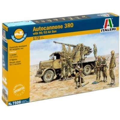 Italeri Autocannon 3RO with 90 53 AA Gun 7508 1:72 – Zboží Mobilmania