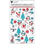 Pop up vánoční samolepky Sněhuláci 14,5 x 25 cm – Hledejceny.cz