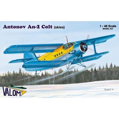 Antonov An 2 Colt with skies 2x RussiaValom 48005 1:48