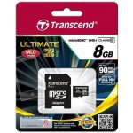 Transcend microSDHC 8 GB Class 10 TS8GUSDHC10 – Hledejceny.cz