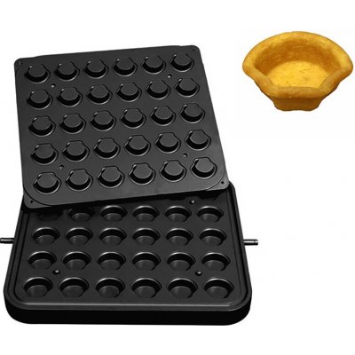 G.Gastro Formy pro stroj na tartaletky TMPIC - Tvar tartaletek: Muschel - 50x45 mm - Ø 39x34 mm - Výška: 18 mm - pro 30 tartaletek - D9783807 – Hledejceny.cz