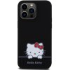 Pouzdro a kryt na mobilní telefon Hello Kitty Liquid Silicone Daydreaming Logo Apple iPhone 15 Pro Max, černé
