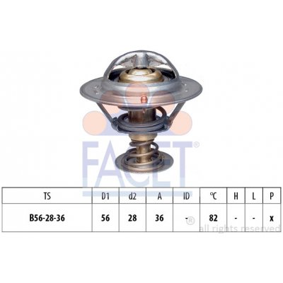 FACET Termostat, chladivo 7.8222S