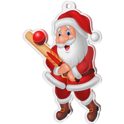 Bauer Decor Akrylátová vánoční ozdoba Santa Claus single cricket – Hledejceny.cz