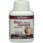 MedPharma Beta karoten 25 000 m.j. 107 tobolek – Hledejceny.cz
