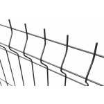 Plotový panel 3D s prolisem - výška 153 cm, drát 4 mm, PVC antracit – Zbozi.Blesk.cz