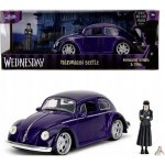 Jada Wednesday auto 1972 VW Beetle a figurka Wednesday 1:24 – Zboží Dáma