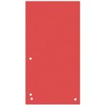 DONAU červený, papírový, 1/3 A4, 235 x 105 mm - balení 100 ks – Zboží Živě