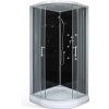 Pevné stěny do sprchových koutů Roth Hydromasážní sprchový box BONDY BLACK /900 90 cm 90 cm 4000664