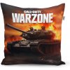 Dekorační polštář Sablio Polštář Call of Duty Warzone tank 40x40