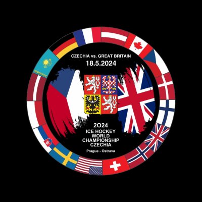 FansArena Puk Ice Hockey World Championship Czechia MS 2024 Dueling 18.5.2024 Czechia vs. Great Britain – Sleviste.cz