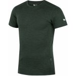 Zulu Pánské triko merino 160 Short tmavě zelená – Zboží Dáma