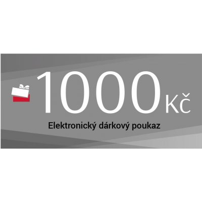 Dárkový poukaz 1000 Kč elektronický – Zbozi.Blesk.cz